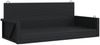 vidaXL Hängebank Schwarz 119x56x48 cm Poly Rattan 365625 Bild 2