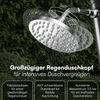 STEELSØN 'Velion' Solardusche 20 Liter, schwarz, warmes Wasser bis 60°C, Gartendusche mit schwankendem Regenduschkopf und Wasserhahn, Outdoor Dusche inkl. Schutzhaube Bild 4