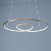 Novel LED-Hängeleuchte, Aluminium nickel, 67x150 cm Bild 5