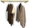 RSR Hangers Kleiderstange Garderobe Industrial Design Gold für Wand Wandmontage Garderobenstange Bild 5