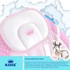 KIDIZ® Babywippe Babyschaukel mit 5 Geschwindigkeitseinstellungen zusammenklappbarer Baby Wippe Schaukel Babyhochstuhl mit Spielbogen Spielzeugen 5 beruhigende Naturgeräusche neugeborene Pink Bild 4