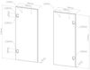 Küchenfront R-Line Rot Hochglanz 59.2 x 71.3 cm Möbelfront für den Unterschrank Vicco Bild 2