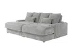 Vente-unique - CALAZO Sofa Samt Grau - B 170 cm x H 85 cm x L 232 cm Bild 3