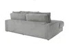 Vente-unique - CALAZO Sofa Samt Grau - B 170 cm x H 85 cm x L 232 cm Bild 4