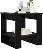 vidaXL Couchtisch, Holzwerkstoff Eichen-Optik Schwarz, 51 x 50 x 50 cm Bild 3