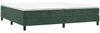 Boxspringbett Dunkelgrün 200x200 cm Samt [3120793] Bild 3