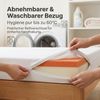 Novelux H3 Comfort Matratze 160x200 cm, 5 cm hoch, mittlere Festigkeit, QX-Schaumkern, abnehmbarer Öko-Tex zertifizierter Bezug Bild 4