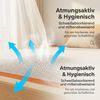 Novelux H3 Comfort Matratze 160x200 cm, 5 cm hoch, mittlere Festigkeit, QX-Schaumkern, abnehmbarer Öko-Tex zertifizierter Bezug Bild 5