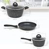 JOEJI’S KITCHEN PFANNEN-SET Aluminium Unbekannt 3-tlg (H 12 x T 20 x B 20 cm) Bild 3