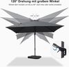 PURPLE LEAF Ampelschirm Außenbereich Rechteckiger großer Seitlich Neigender Sonnenschirm, LxB: 300,00x200,00 cm, für Garten, Terrasse, Pool Bild 3
