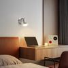 ZMH LED Deckenstrahler 1 Flammig Wand - Deckenleuchte Modern Deckenlampe GU10 Deckenspot Schwenkbar 330°Drehbar Wandstrahler Spot Edelstahl Decke Wohnzimmer Schlafzimmer Ohne Leuchtmittel Bild 3