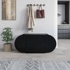 Dmora Schuhschrank Sequoia, Schuhregal, Mehrzweck-Eingangsgarderobe, Möbel für Schuhe, 110x41 h50 cm, Schwarz Bild 2