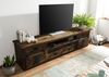 TV-Board Mango 240x50x60 braun lackiert RAILWAY #456 Bild 2
