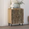 vidaXL Beistellschrank 60x33x75 cm Massivholz Mango 358214 Bild 3