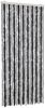 vidaXL Fliegenvorhang Grau und Schwarz 56x200 cm Chenille 377326 Bild 2