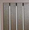 2er-Set Gartenstuhl HWC-J95, Balkonstuhl Stuhl, Outdoor-Beschichtung, Aluminium Holzoptik ~ Gestell champagner, grau Bild 4