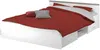 Vente-unique - PABLO Bett Holz, Platte Weiß - B 193 cm x H 58,9 cm x L 145,8 cm Bild 4