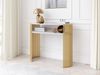 Konsolentisch Fahugin Gold (Farbe: Gold / Bianco Marmor) Bild 2