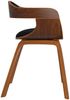 vidaXL Esszimmerstühle 2 Stk. Schwarz Bugholz und Kunstleder [3092377] Bild 5