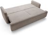 Selsey 'Lambina' 3-Sitzer Sofa mit Schlaffunktion und Bettkasten, Bouclé, Dunkelbeige Bild 3