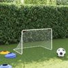 vidaXL Fußballtor Weiß 122 x 81 x 81 cm Stahl 4007966 Bild 3