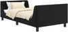 vidaXL Kinderbettgestell mit Kopfteil Schwarz 90 x 190 cm Samt 42010879 Bild 2