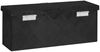 vidaXL Aufbewahrungsbox Schwarz 50x15x20,5 cm Aluminium 152247 Bild 5