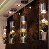 s.luce MyLight Hängeleuchte mit Schauzylinder 40cm Chrom Bild 3