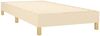 vidaXL Boxspringbett mit Matratze Stoff Creme 90x200 cm, Härtegrad: H2 [3140430] Bild 4