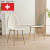 Esszimmerstühle 4er Set FANO beige- Komfortabler Polsterstuhl für Modernes und Stilvolles Design am Esstisch - Küchenstuhl oder Stuhl Esszimmer mit hoher Belastbarkeit bis 110kg Bild 2