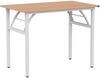 Klapptisch Computertisch 100x60x75 cm Schreibtisch Büro Home Office Teak Bild 5