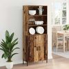 vidaXL Highboard Altholz 69,5 x 32,5 x 180 cm Holzwerkstoff 3415631 Bild 4