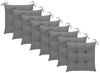 vidaXL Gartenstühle mit Kissen 8 Stk. Massivholz Akazie 3078194 Bild 5
