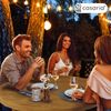 Casaria Stehtisch Bistrotisch Klappbar Holz 78x111cm Bild 2