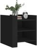 vidaXL Nachttisch Schwarz 45x50x50 cm Holzwerkstoff 848291 Bild 3