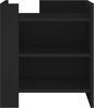 vidaXL Nachttisch Schwarz 45x50x50 cm Holzwerkstoff 848291 Bild 4