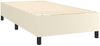 vidaXL Polsterbett mit Matratze Creme 80x200 cm Kunstleder, Härtegrad: H2 [3144574] Bild 4