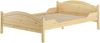 Doppelbett 140x200 Kieferbett Massivholz Ehebett Französisches Bett V-60.30-14Rollrost inkl. Bild 2
