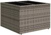 vidaXL 9-teiliges Gartensofa-Set mit Kissen, grau, Polyrattan 3222830 Bild 4