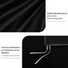 Bettwäsche Set 200x220 Schwarz Mikrofaser Reißverschluss 3tlg Bild 5