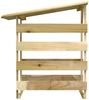 vidaXL Pergolen mit Dach 4 Stk. 100x90x100 cm Kiefernholz Imprägniert 3096646 Bild 5