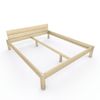 Pfostenbett "metallarm" Fichte Holzbett "Daybett" 180 x 210cm 38cm Doppelbett Bild 1