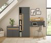 Aktenschrank Center in grau matt und Eiche Wotan 50 x 200 cm Bild 5