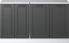 Küchenschrank für Dachschrägen R-Line Anthrazit Landhaus 140 cm 2er Set Schrankkorpuss 60 cm Tiefe Vicco Bild 3