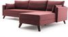 Ecksofa, 'Bella', 85 x 165 x 275, Weinrot Bild 5
