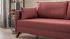 Ecksofa, 'Bella', 85 x 165 x 275, Weinrot Bild 4