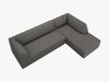 Micadoni 4-Sitzer Modular Sofa Ruby Rechts Kord Scala Dunkelgrau Bild 4