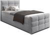 AX LIVING Bett mit Bettkasten 80x200 cm Argentaro graues Boxspringbett Bild 3