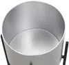 Vente-unique - EDMEE Floral decor Metall Silberfarben - B 23 cm25 cm x H 35,5 cm39 cm x L 23 cm25 cm Bild 3