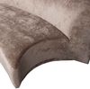 Sofa Popular aus Chenille-Stoff, modernes Design, taupe, bequem gepolstert für 2-3 Personen Bild 2